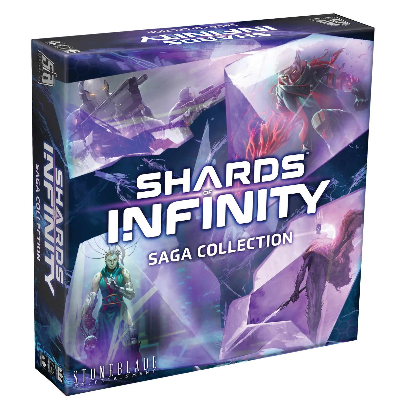 Shards of Infinity: Saga Collection box and components